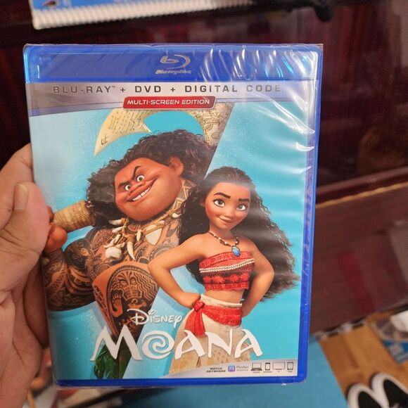Disney Moana Blu-ray, DVD, & Digital Code NEW Disney 100 Collector's Edition - Picture 8 of 10